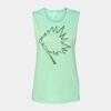 Bella + Canvas - Women's Flowy Scoop Muscle Tank - 8803 Thumbnail