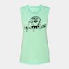 Bella + Canvas - Women's Flowy Scoop Muscle Tank - 8803 Thumbnail
