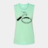 Bella + Canvas - Women's Flowy Scoop Muscle Tank - 8803 Thumbnail
