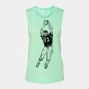Bella + Canvas - Women's Flowy Scoop Muscle Tank - 8803 Thumbnail