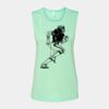 Bella + Canvas - Women's Flowy Scoop Muscle Tank - 8803 Thumbnail