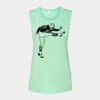 Bella + Canvas - Women's Flowy Scoop Muscle Tank - 8803 Thumbnail