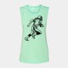 Bella + Canvas - Women's Flowy Scoop Muscle Tank - 8803 Thumbnail