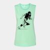 Bella + Canvas - Women's Flowy Scoop Muscle Tank - 8803 Thumbnail