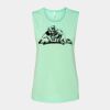 Bella + Canvas - Women's Flowy Scoop Muscle Tank - 8803 Thumbnail