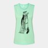 Bella + Canvas - Women's Flowy Scoop Muscle Tank - 8803 Thumbnail