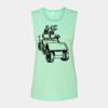 Bella + Canvas - Women's Flowy Scoop Muscle Tank - 8803 Thumbnail