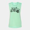 Bella + Canvas - Women's Flowy Scoop Muscle Tank - 8803 Thumbnail