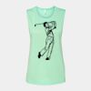 Bella + Canvas - Women's Flowy Scoop Muscle Tank - 8803 Thumbnail