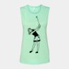 Bella + Canvas - Women's Flowy Scoop Muscle Tank - 8803 Thumbnail