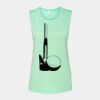 Bella + Canvas - Women's Flowy Scoop Muscle Tank - 8803 Thumbnail