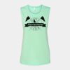 Bella + Canvas - Women's Flowy Scoop Muscle Tank - 8803 Thumbnail