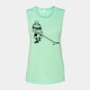 Bella + Canvas - Women's Flowy Scoop Muscle Tank - 8803 Thumbnail