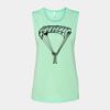 Bella + Canvas - Women's Flowy Scoop Muscle Tank - 8803 Thumbnail