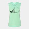 Bella + Canvas - Women's Flowy Scoop Muscle Tank - 8803 Thumbnail
