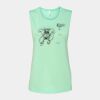 Bella + Canvas - Women's Flowy Scoop Muscle Tank - 8803 Thumbnail