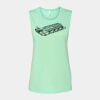 Bella + Canvas - Women's Flowy Scoop Muscle Tank - 8803 Thumbnail
