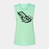 Bella + Canvas - Women's Flowy Scoop Muscle Tank - 8803 Thumbnail