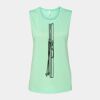 Bella + Canvas - Women's Flowy Scoop Muscle Tank - 8803 Thumbnail