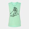 Bella + Canvas - Women's Flowy Scoop Muscle Tank - 8803 Thumbnail