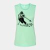 Bella + Canvas - Women's Flowy Scoop Muscle Tank - 8803 Thumbnail