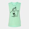 Bella + Canvas - Women's Flowy Scoop Muscle Tank - 8803 Thumbnail
