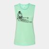 Bella + Canvas - Women's Flowy Scoop Muscle Tank - 8803 Thumbnail