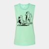 Bella + Canvas - Women's Flowy Scoop Muscle Tank - 8803 Thumbnail