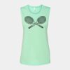 Bella + Canvas - Women's Flowy Scoop Muscle Tank - 8803 Thumbnail