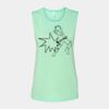Bella + Canvas - Women's Flowy Scoop Muscle Tank - 8803 Thumbnail