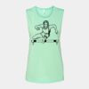 Bella + Canvas - Women's Flowy Scoop Muscle Tank - 8803 Thumbnail