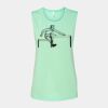 Bella + Canvas - Women's Flowy Scoop Muscle Tank - 8803 Thumbnail