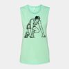 Bella + Canvas - Women's Flowy Scoop Muscle Tank - 8803 Thumbnail