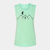 Bella + Canvas - Women's Flowy Scoop Muscle Tank - 8803 Thumbnail