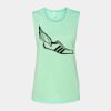 Bella + Canvas - Women's Flowy Scoop Muscle Tank - 8803 Thumbnail