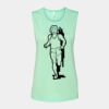 Bella + Canvas - Women's Flowy Scoop Muscle Tank - 8803 Thumbnail