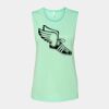 Bella + Canvas - Women's Flowy Scoop Muscle Tank - 8803 Thumbnail