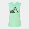 Bella + Canvas - Women's Flowy Scoop Muscle Tank - 8803 Thumbnail