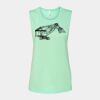 Bella + Canvas - Women's Flowy Scoop Muscle Tank - 8803 Thumbnail
