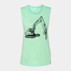 Bella + Canvas - Women's Flowy Scoop Muscle Tank - 8803 Thumbnail