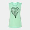 Bella + Canvas - Women's Flowy Scoop Muscle Tank - 8803 Thumbnail