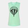 Bella + Canvas - Women's Flowy Scoop Muscle Tank - 8803 Thumbnail