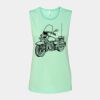 Bella + Canvas - Women's Flowy Scoop Muscle Tank - 8803 Thumbnail