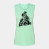 Bella + Canvas - Women's Flowy Scoop Muscle Tank - 8803 Thumbnail