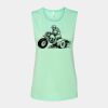 Bella + Canvas - Women's Flowy Scoop Muscle Tank - 8803 Thumbnail