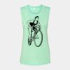 Bella + Canvas - Women's Flowy Scoop Muscle Tank - 8803 Thumbnail