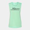 Bella + Canvas - Women's Flowy Scoop Muscle Tank - 8803 Thumbnail
