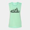 Bella + Canvas - Women's Flowy Scoop Muscle Tank - 8803 Thumbnail