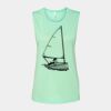 Bella + Canvas - Women's Flowy Scoop Muscle Tank - 8803 Thumbnail