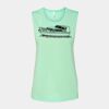 Bella + Canvas - Women's Flowy Scoop Muscle Tank - 8803 Thumbnail